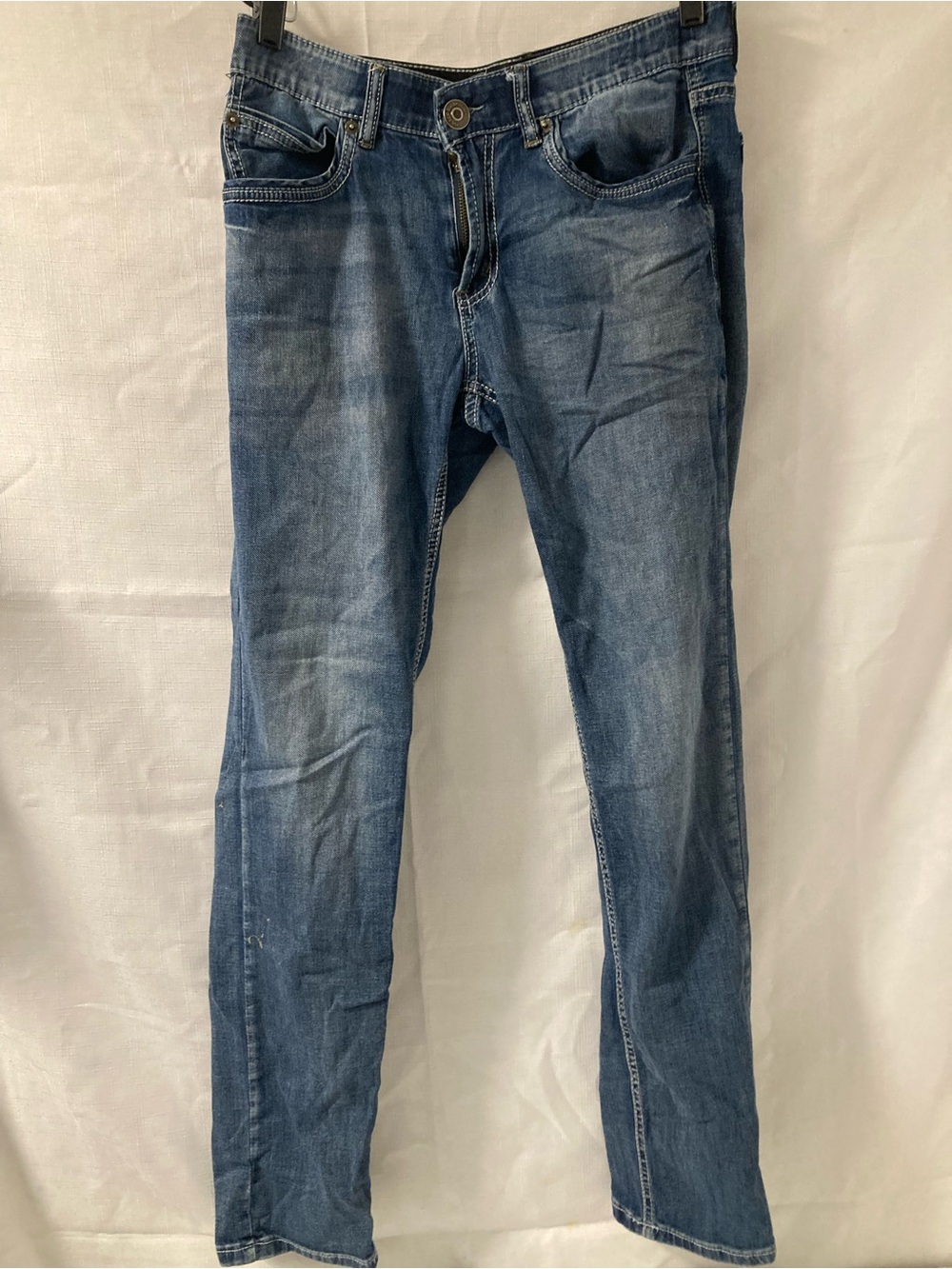 Black Bull Flex Y2K Distressed Blue Denim Jeans Men’s Size 32